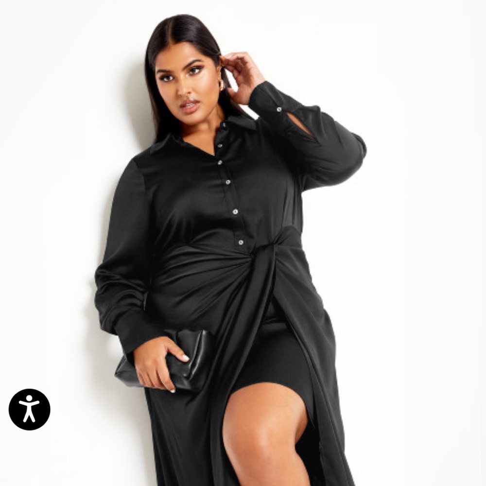 Alena City chic Black dress